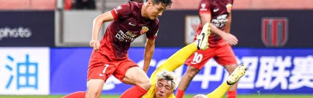 kaiyun官网-【中超】武磊大四喜巴尔加斯世界波 海港7比2梅州